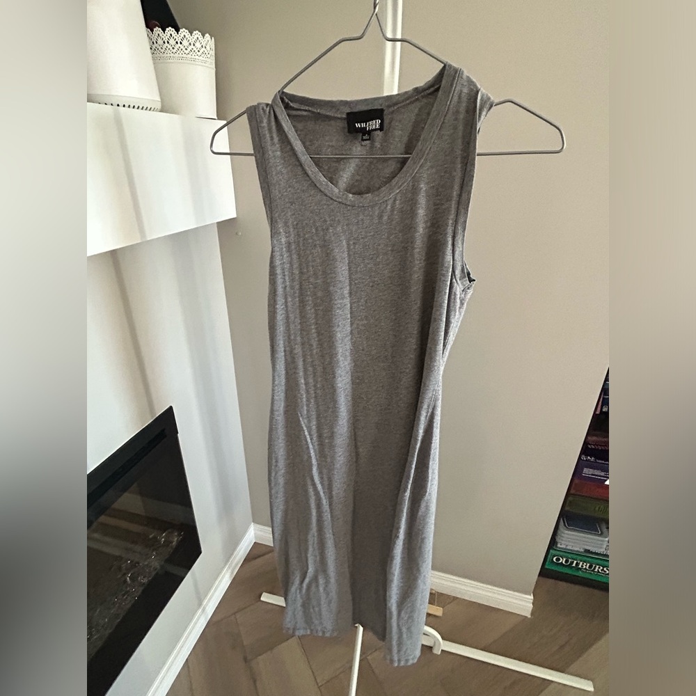 Wilfred midi grey dress
